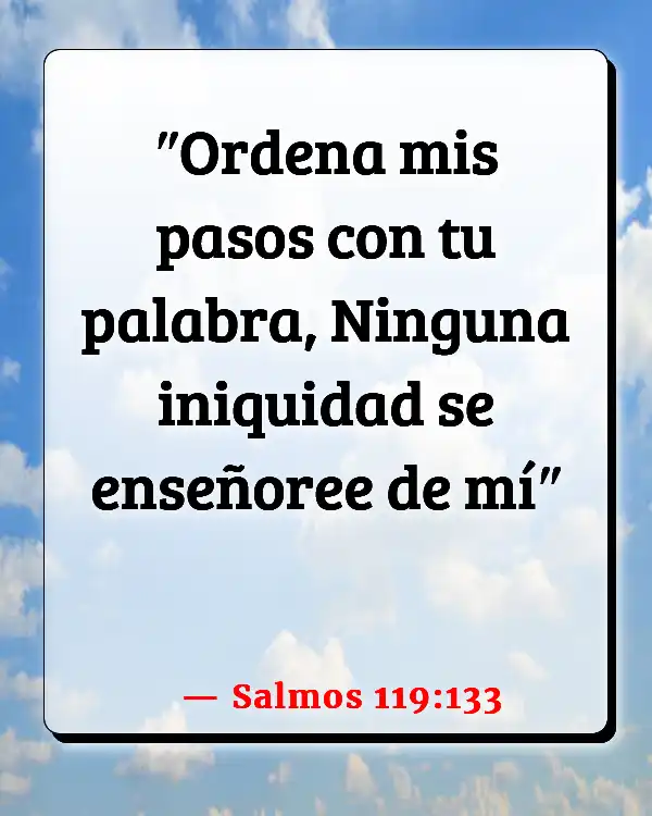 Versículos De La Biblia La gente es mala (Salmos 119:133)