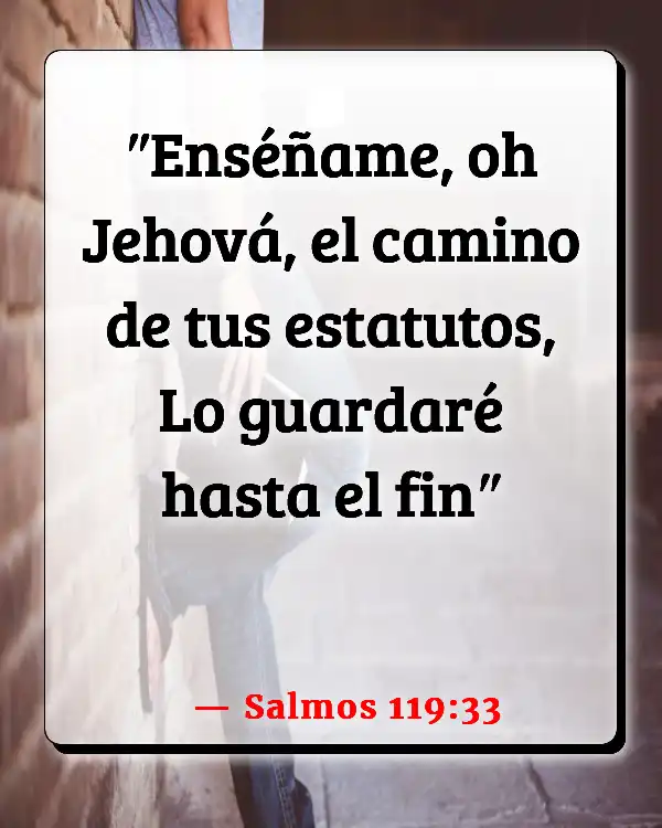 Versículos De La Biblia   	El amor de tus jóvenes  (Salmos 119:33)