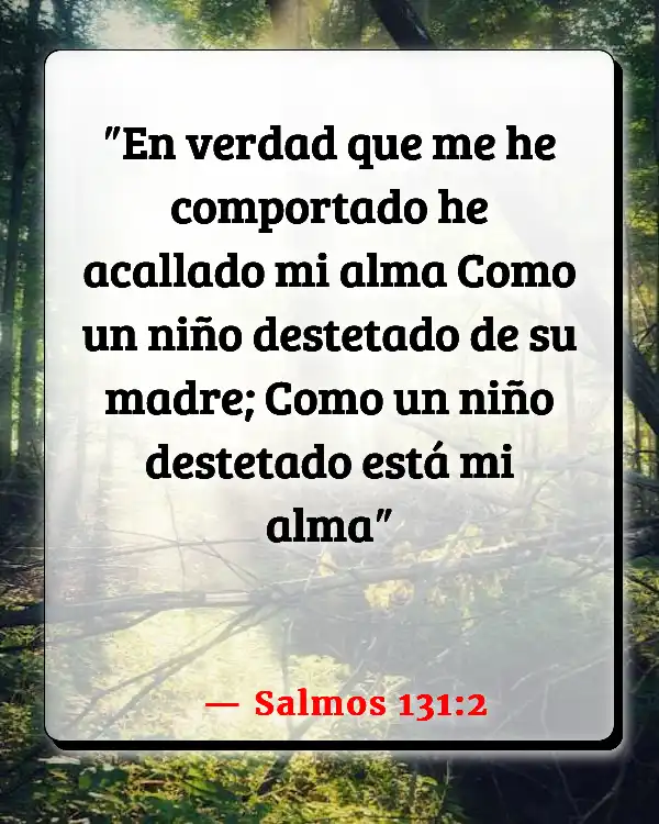 Versículos De La Biblia   	Superar la gula  (Salmos 131:2)