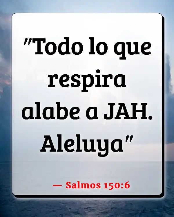 Versículos De La Biblia Alabando a Dios (Salmos 150:6)
