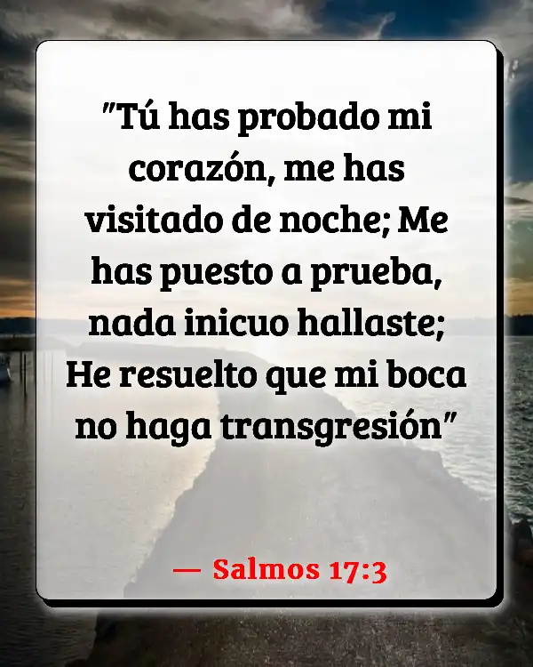 Versículos De La Biblia   	Rompiendo malos hábitos  (Salmos 17:3)