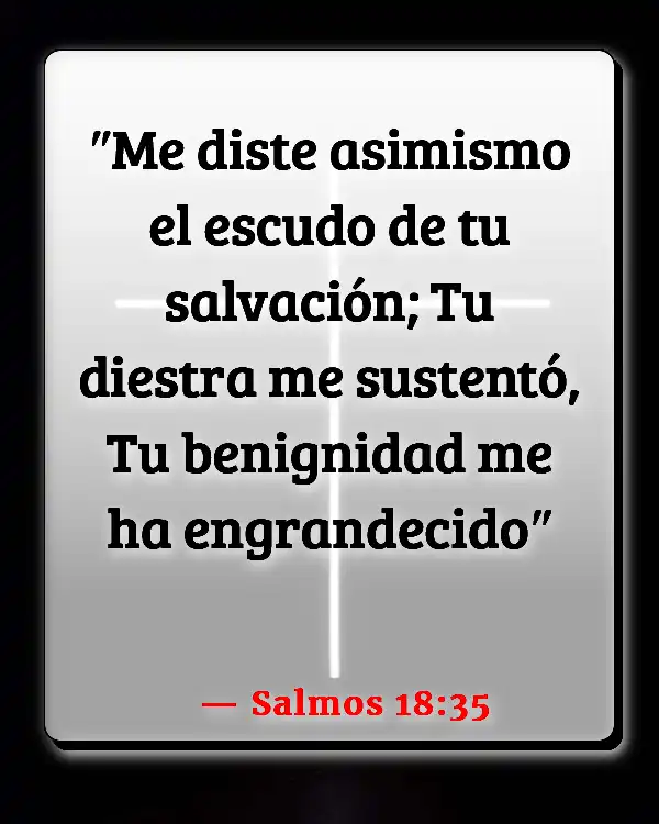 Versículos De La Biblia   	Mano derecha de Dios  (Salmos 18:35)
