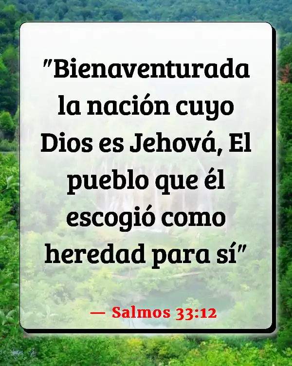 Versículos De La Biblia Patriotismo (Salmos 33:12)