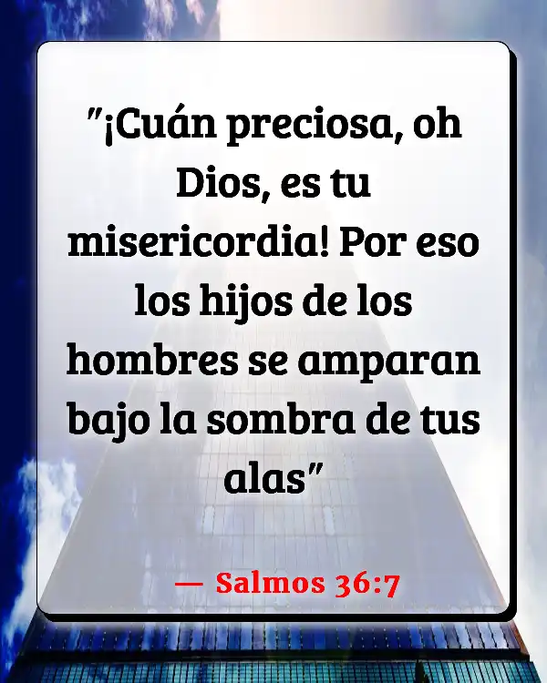 Versículos De La Biblia Ama a Dios (Salmos 36:7)