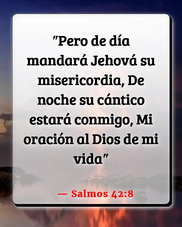 Versículos De La Biblia Mañana (Salmos 42:8)