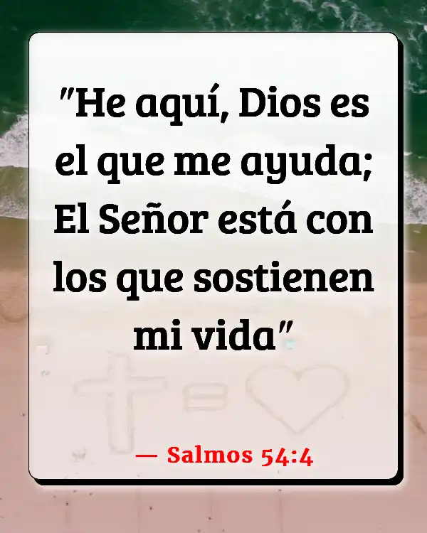 Versículos De La Biblia Dios ayuda (Salmos 54:4)