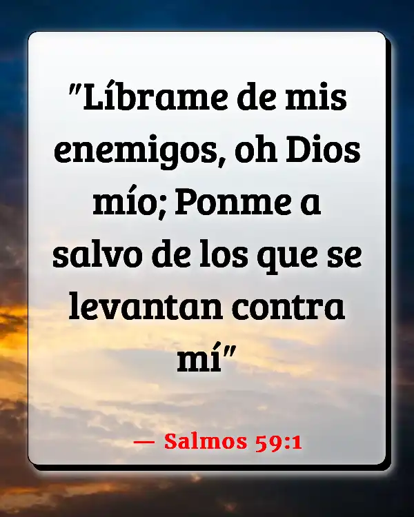 Versículos De La Biblia Proteger (Salmos 59:1)