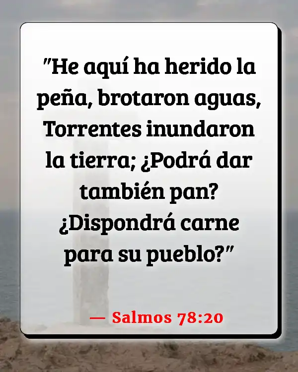 Versículos De La Biblia   	Bendiciones desbordantes  (Salmos 78:20)