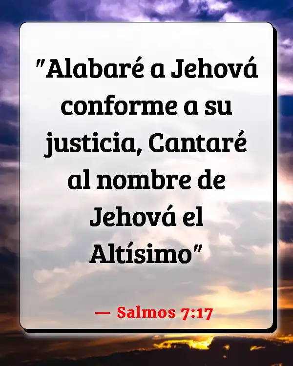 Versículos De La Biblia Alabando a Dios (Salmos 7:17)