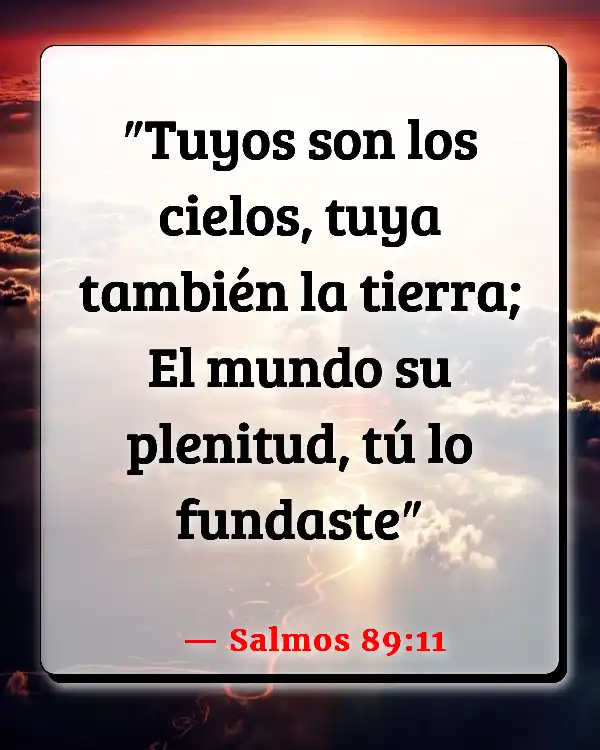 Versículos De La Biblia   	Propiedad  (Salmos 89:11)