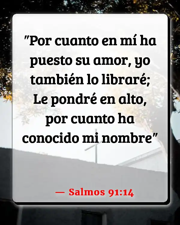 Versículos De La Biblia Campo de batalla de la mente (Salmos 91:14)