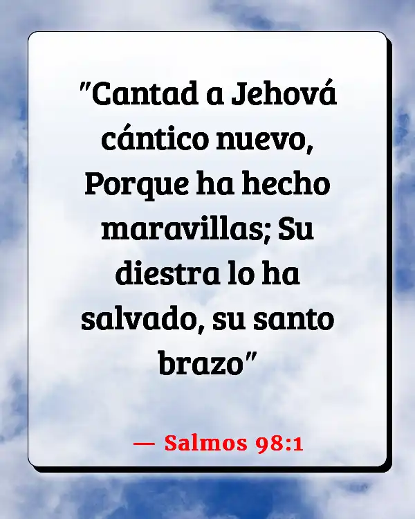 Versículos De La Biblia   	Jugar  (Salmos 98:1)