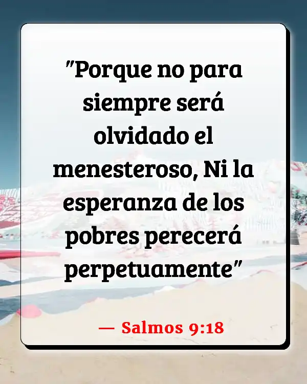 Versículos De La Biblia   	Aflicción  (Salmos 9:18)