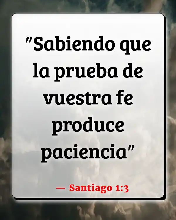 Versículos De La Biblia Vencer la tentación (Santiago 1:3)