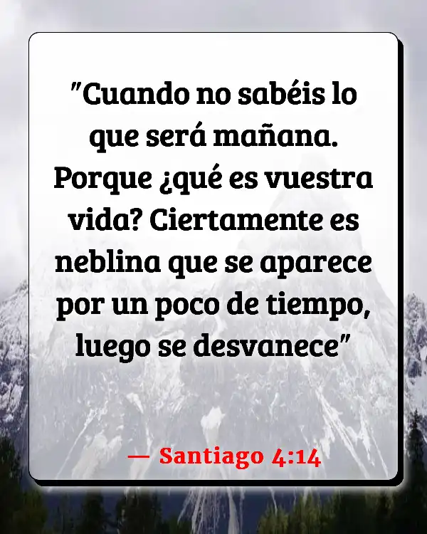 Versículos De La Biblia Edad y sabiduría (Santiago 4:14)