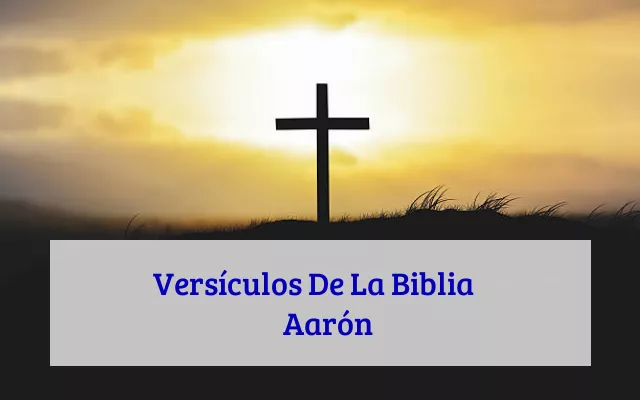 Versículos De La Biblia   	Aarón