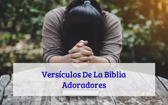 Versículos De La Biblia Adoradores