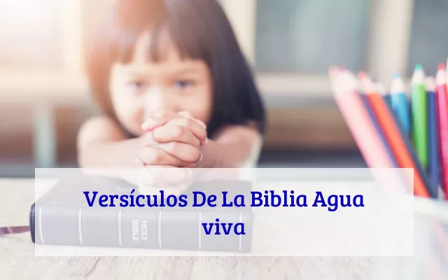 Versículos De La Biblia Agua viva
