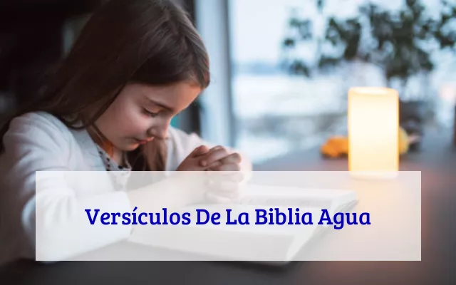 Versículos De La Biblia Agua