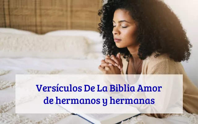 Versículos De La Biblia Amor de hermanos y hermanas