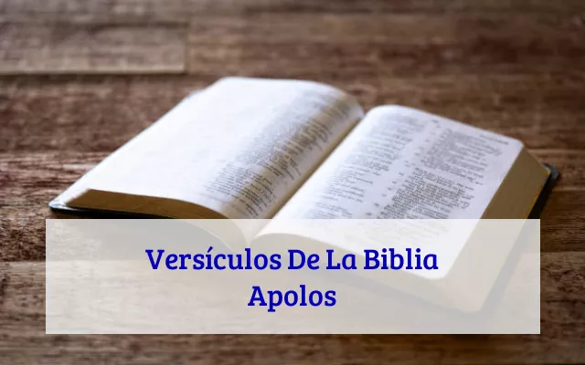 Versículos De La Biblia Apolos