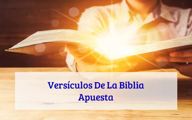 Versículos De La Biblia Apuesta