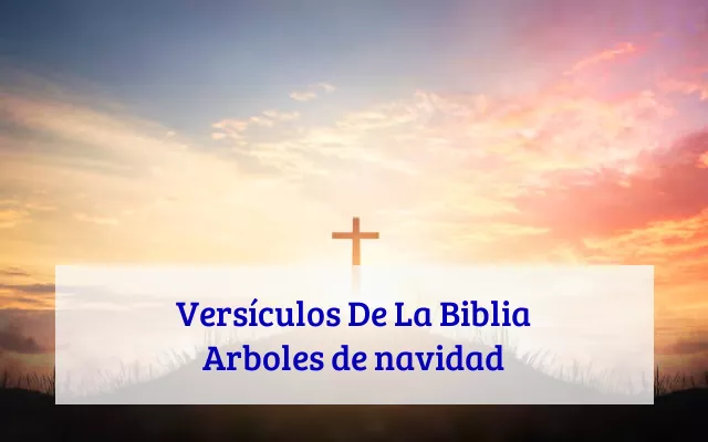 Versículos De La Biblia Arboles de navidad