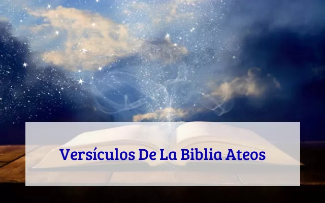 Versículos De La Biblia Ateos