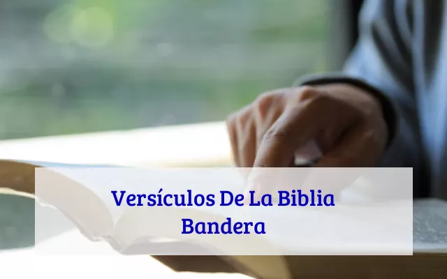 Versículos De La Biblia Bandera