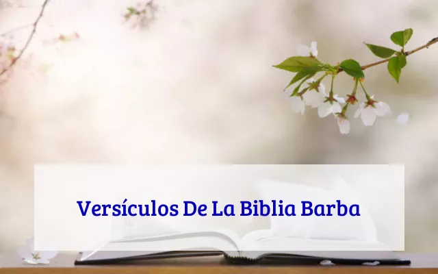 Versículos De La Biblia Barba