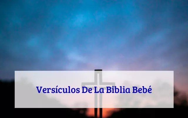 Versículos De La Biblia Bebé