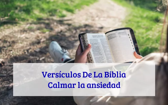 Versículos De La Biblia Calmar la ansiedad
