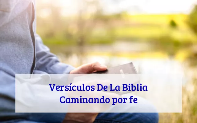 Versículos De La Biblia Caminando por fe