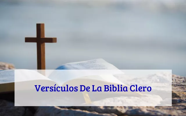 Versículos De La Biblia Clero
