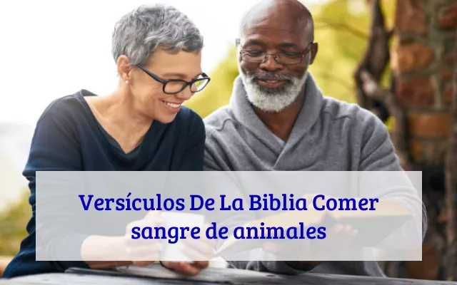 Versículos De La Biblia Comer sangre de animales