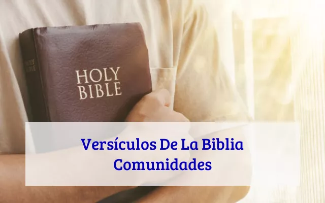 Versículos De La Biblia Comunidades