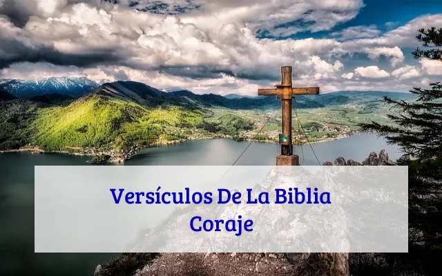 Versículos De La Biblia Coraje