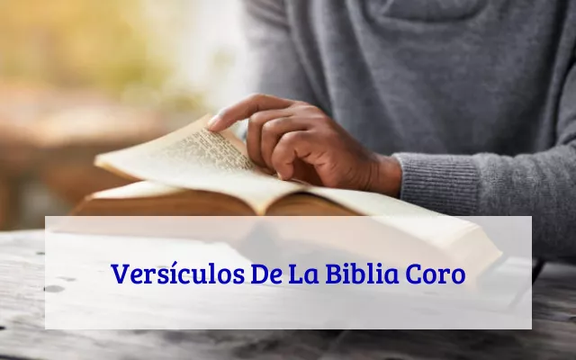Versículos De La Biblia Coro