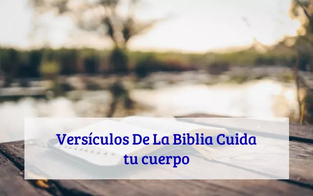 Versículos De La Biblia Cuida tu cuerpo