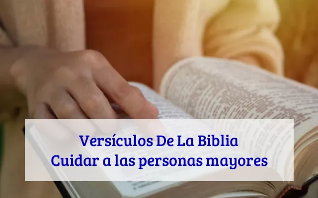 Versículos De La Biblia Cuidar a las personas mayores