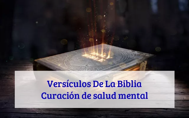 Versículos De La Biblia Curación de salud mental