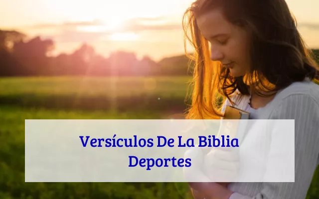 Versículos De La Biblia Deportes