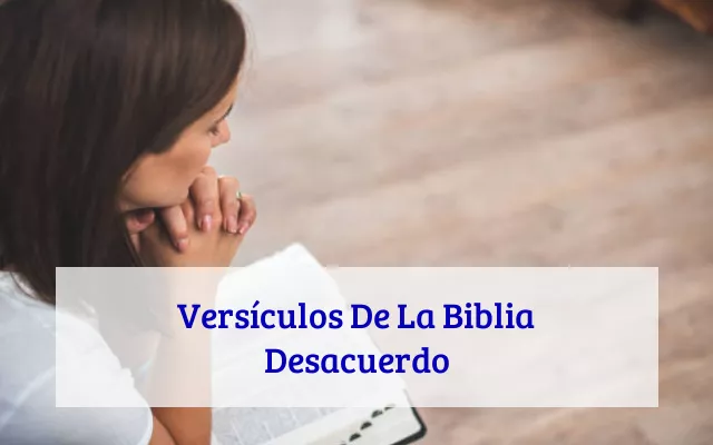 Versículos De La Biblia Desacuerdo