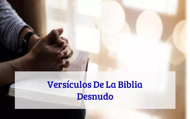 Versículos De La Biblia Desnudo