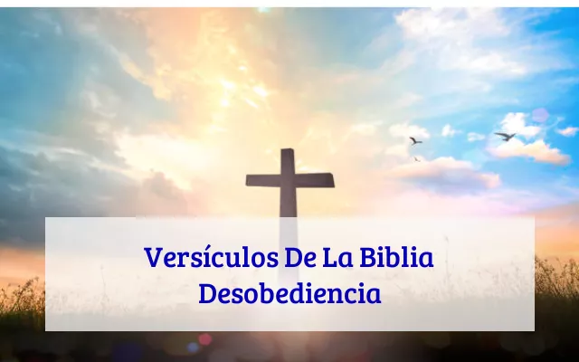 Versículos De La Biblia Desobediencia