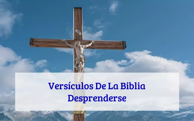Versículos De La Biblia Desprenderse