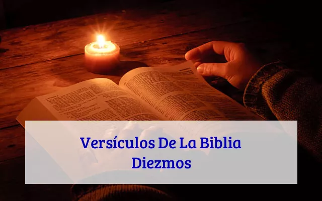 Versículos De La Biblia Diezmos
