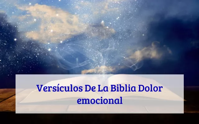 Versículos De La Biblia Dolor emocional