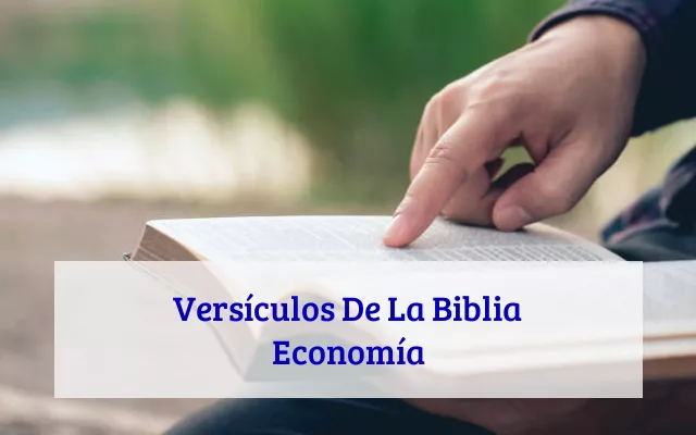 Versículos De La Biblia Economía