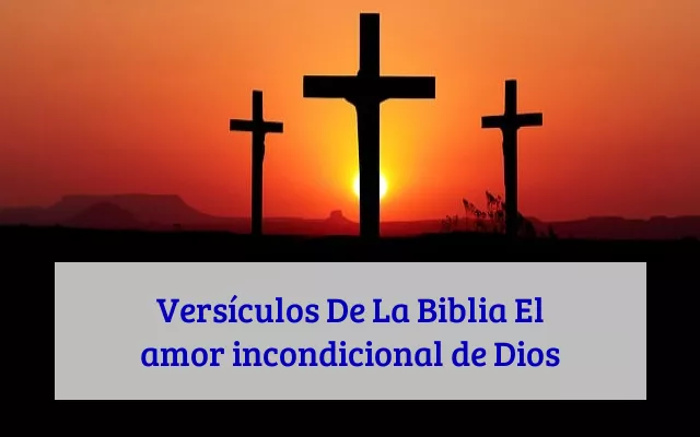 Versículos De La Biblia El amor incondicional de Dios